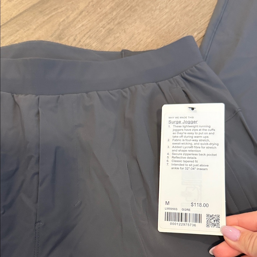 Lululemon Athletica Charcoal Jogger Pants